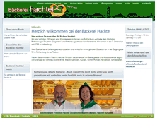 Tablet Screenshot of info.baeckerei-hachtel.de